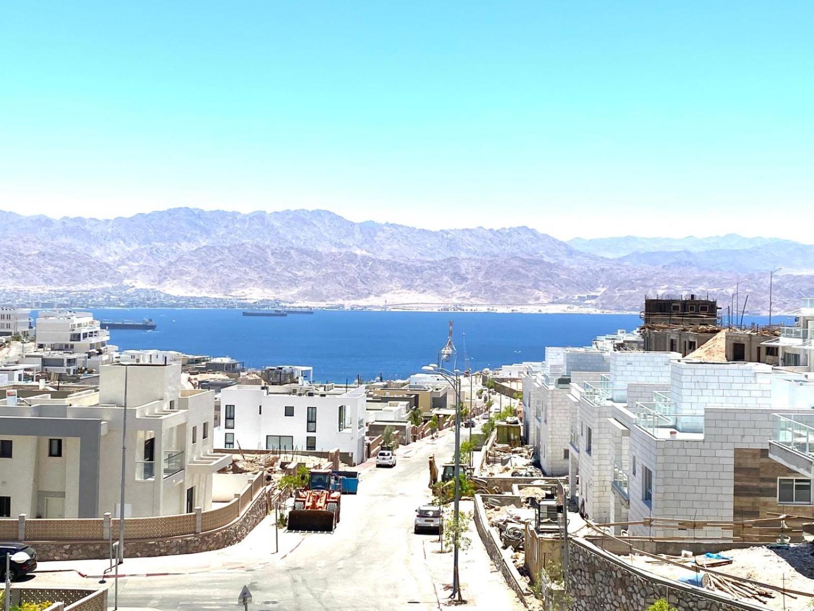 埃拉特Stunning Penthouse With Sea Views And Private Heated Pool公寓 外观 照片