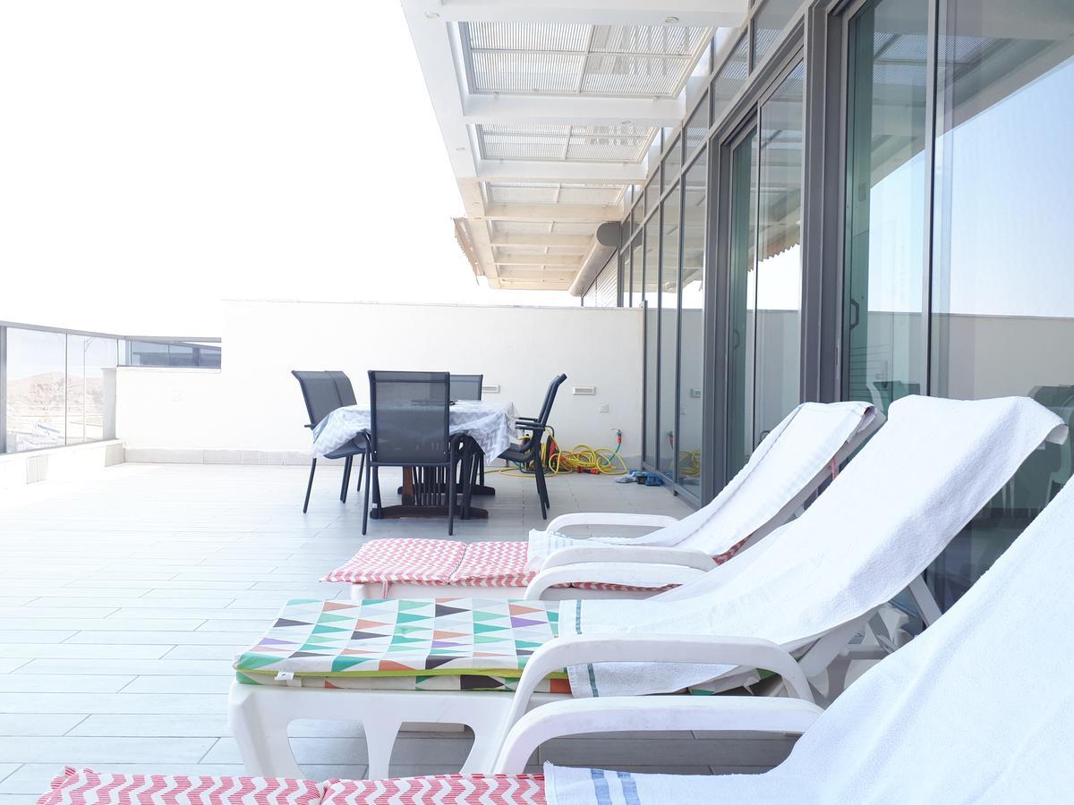 埃拉特Stunning Penthouse With Sea Views And Private Heated Pool公寓 外观 照片